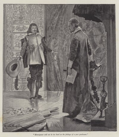 Under the Red Robe by Stanley J. Weyman by Richard Caton Woodville junior